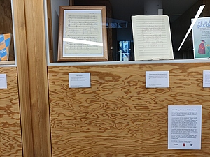 Teil der Ausstellung zu Wilhelm Keller