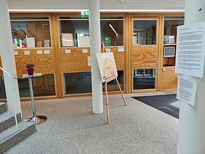 Teil der Ausstellung zu Wilhelm Keller