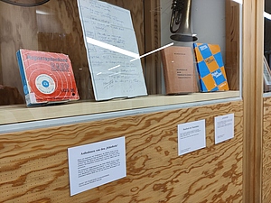 Teil der Ausstellung zu Wilhelm Keller